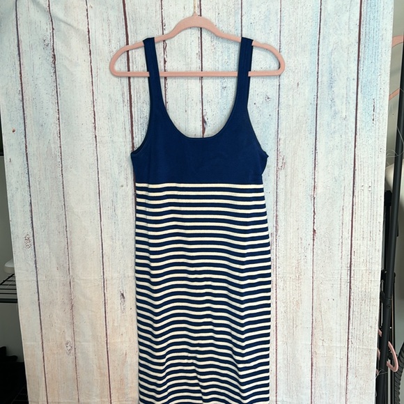 NWOT J. Crew Cyan sweater-dress in stripe - Picture 7 of 13